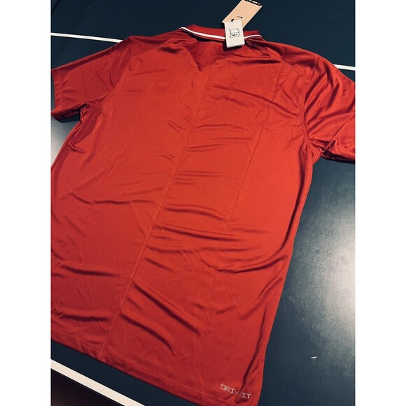 NEW Nike University Of Alabama Crimson Tide NCAA Dri-Fit Polo LARGE Football NWT - Picture 5 of 7